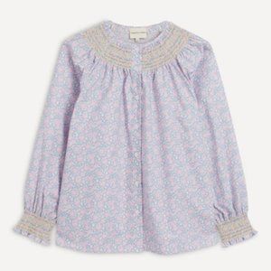 NWOT Maria de la Orden Women's Marseille Shirt Liberty Floral Peasant Medium